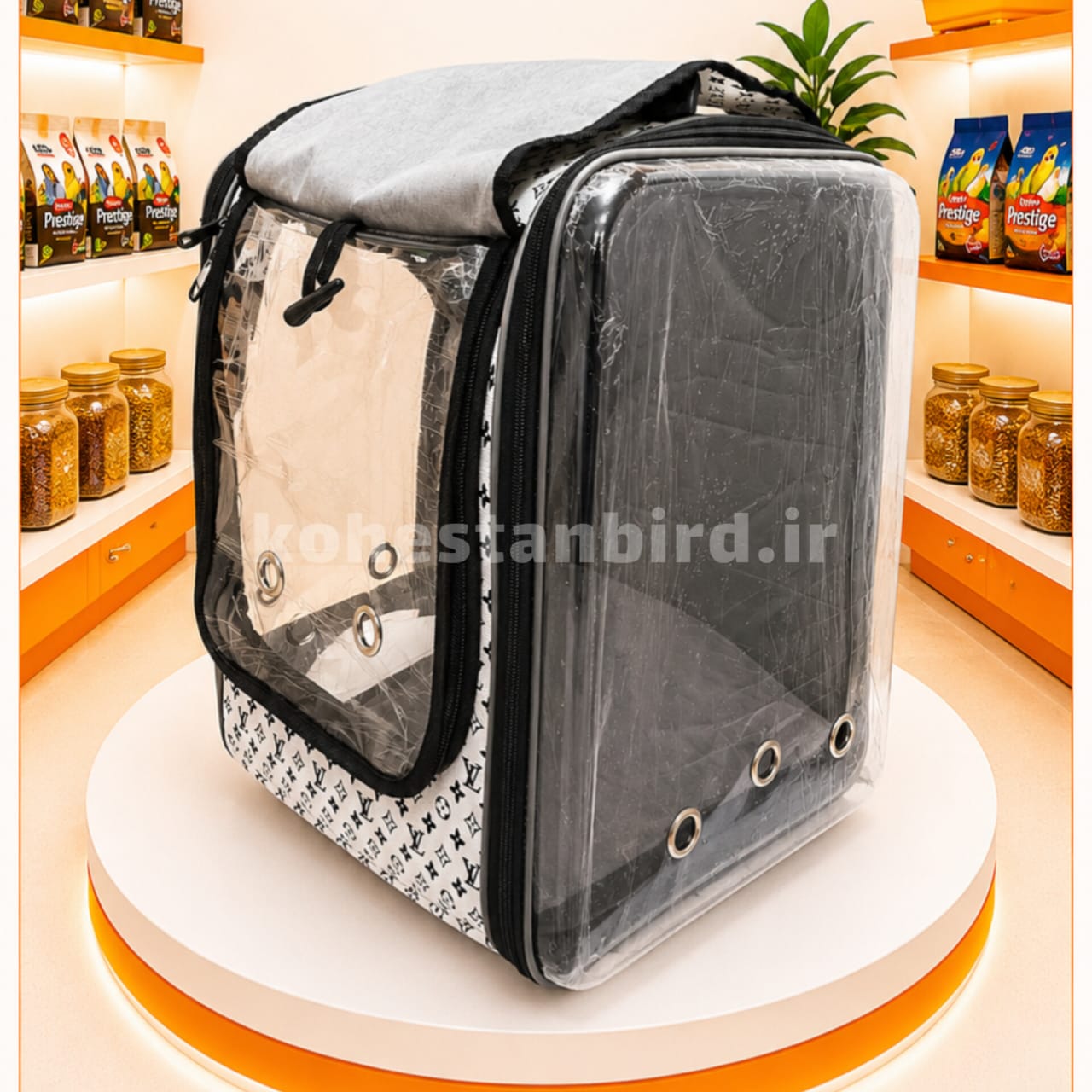 کیف حمل مکعبی شفاف