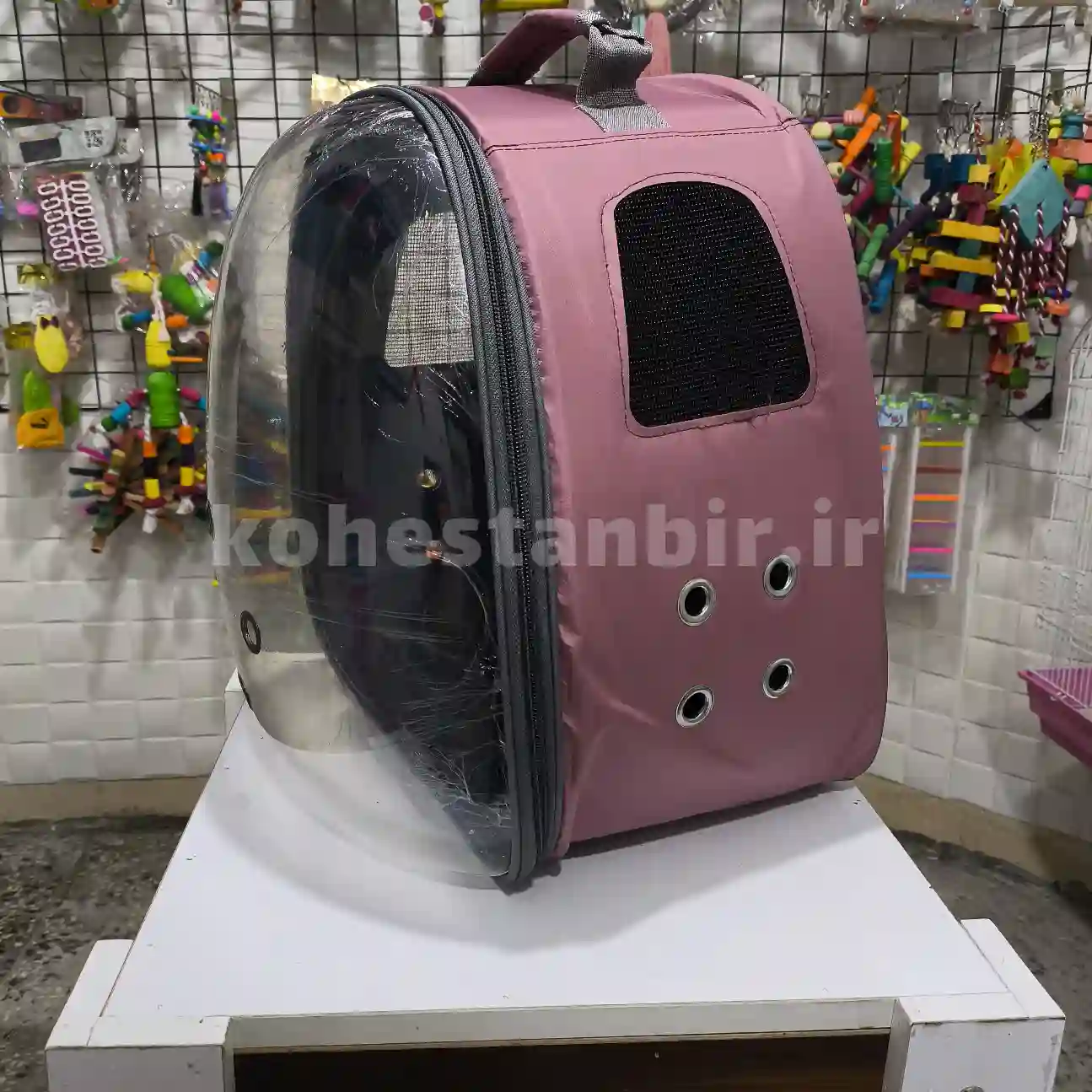 کوله فضایی بزرگ صورتی چِرک